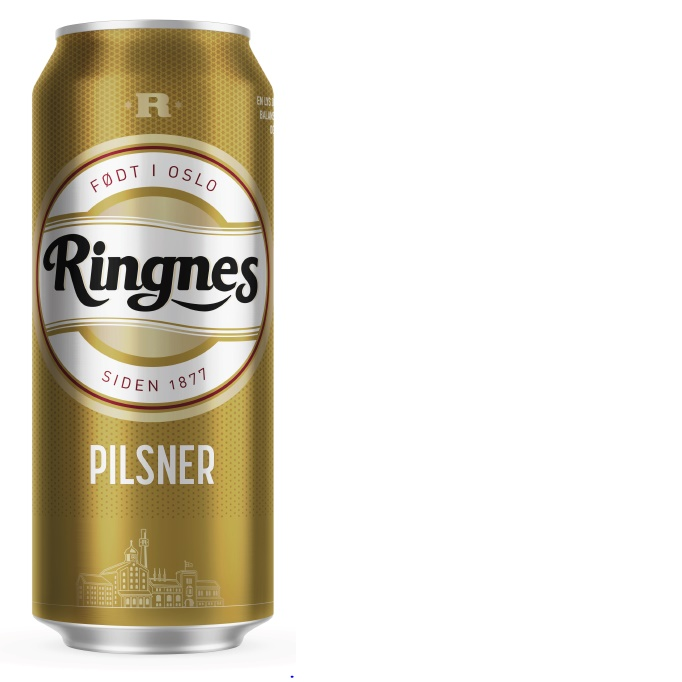 R FØDT I OSLO Ringnes SIDEN 1877 PILSNER