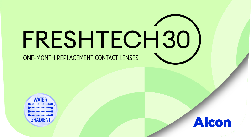 FRESHTECH 30 ONE-MONTH REPLACEMENT CONTACT LENESES Alcon