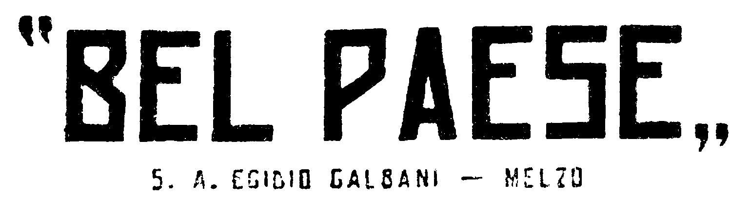 "BEL PAESE"