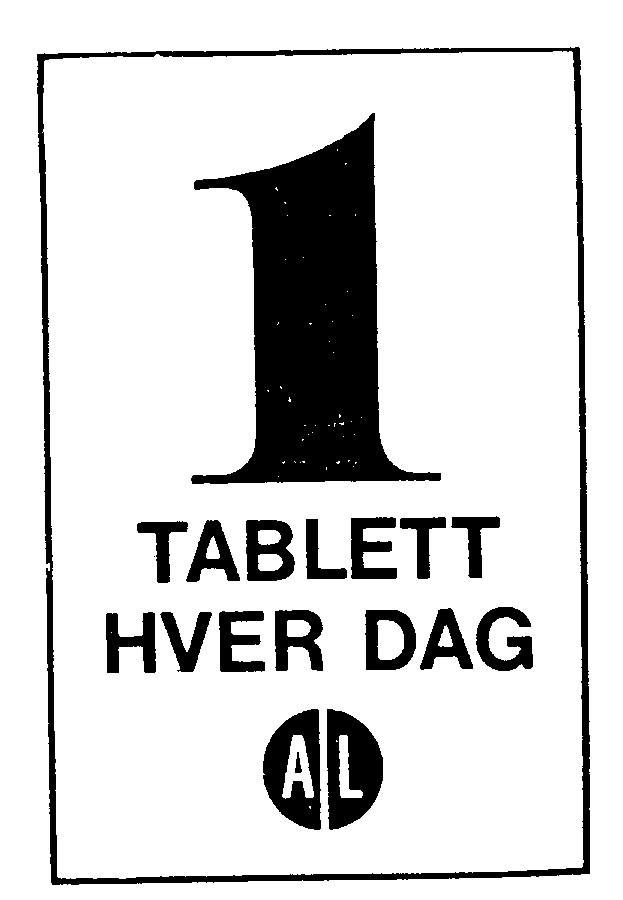 1 TABLETT HVER DAG
