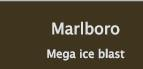 Marlboro Mega ice blast