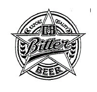 DB Bitter BEER label &