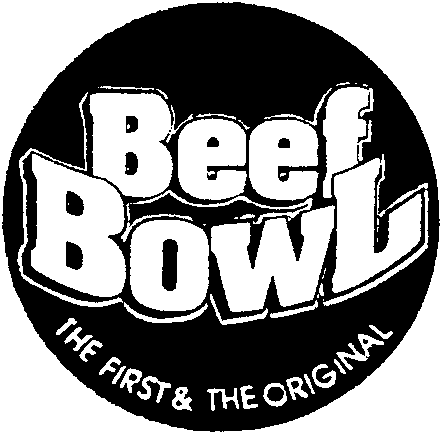 Beef Bowl THE FIRST & THE ORIGINAL ; Beef Bowl THE FIRST & THE ORIGINAL