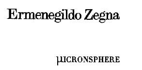 Ermenegildo Zegna MUICRONSPHERE