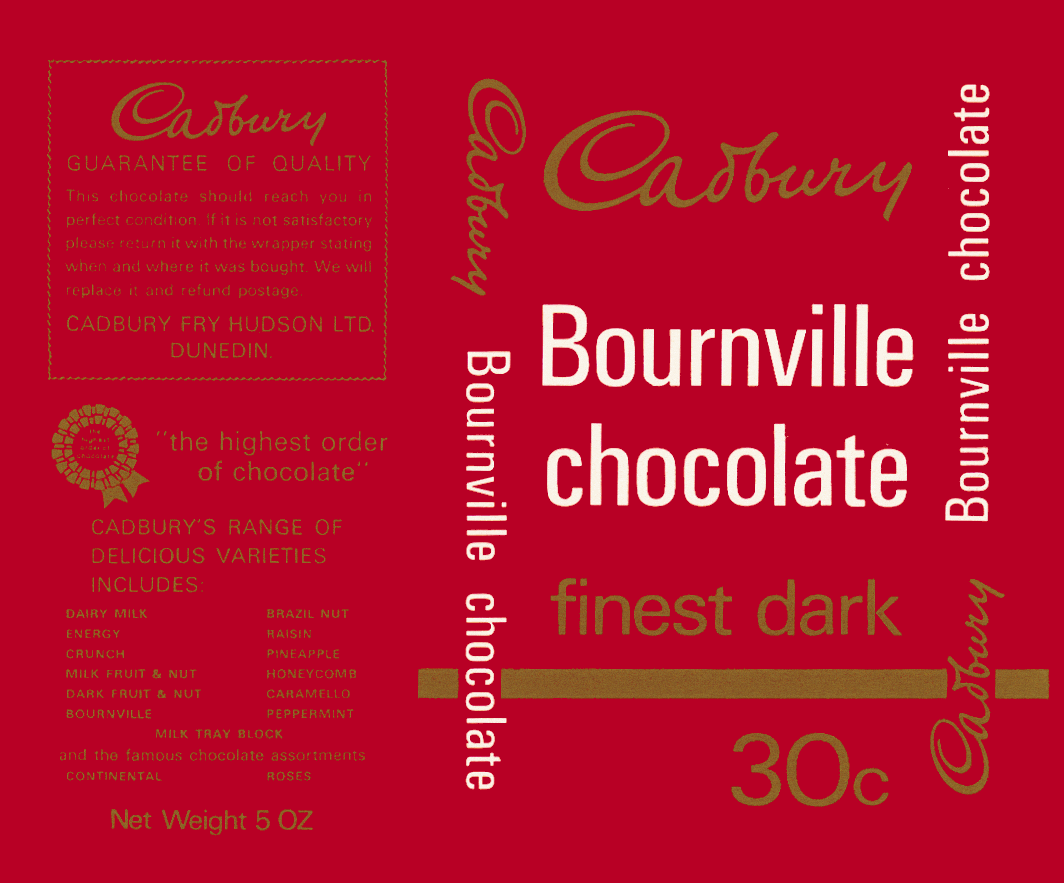 CADBURY BOURNVILLE CHOCOLATE FINEST DARK THE HIGHEST ORDER OF CHOCOLATE