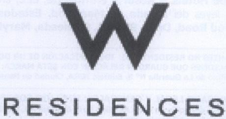 W RESIDENCES