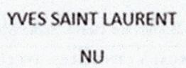 YVES SAINT LAURENT NU