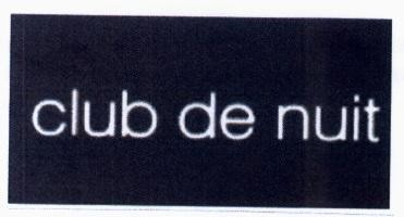 CLUB DE NUIT