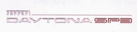 Ferrari DAYTONA SP3