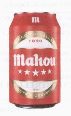 M CINCO ESTRELLAS 1890 MAHOU MAESTRÍA CERVECERA