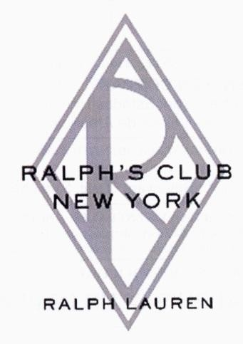 R RALPH'S CLUB NEW YORK RALPH LAUREN