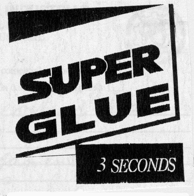 SUPER GLUE 3 SECONDS