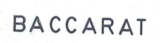 BACCARAT