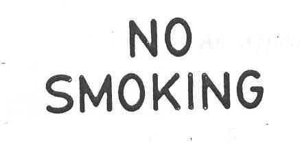 NO SMOKING