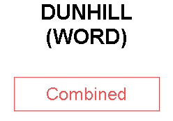 DUNHILL (WORD)