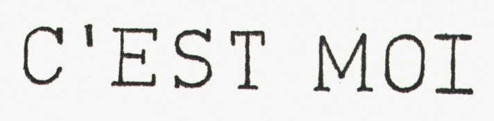 C`EST MOI