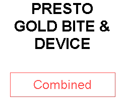 PRESTO GOLD BITE & DEVICE