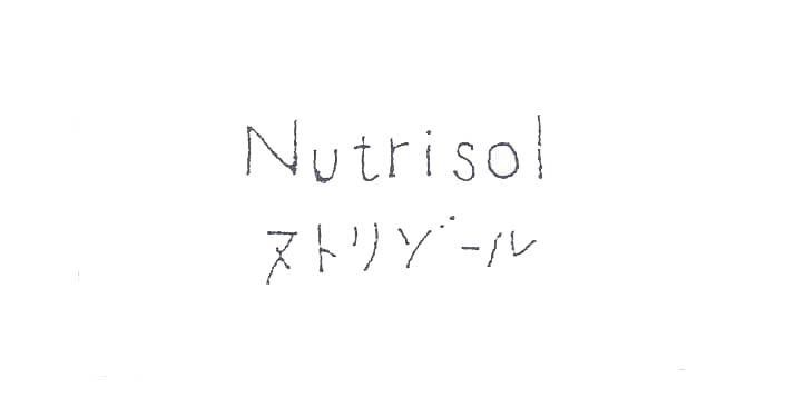 NUTRISOL WITH JAPANESE CHARACTERS WHICH ALSO MEANS NUTRISOL