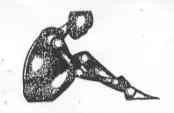 DESIGN OF A MAN IN SITTING POSITION