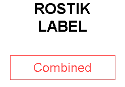 ROSTIK LABEL