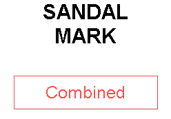 SANDAL MARK