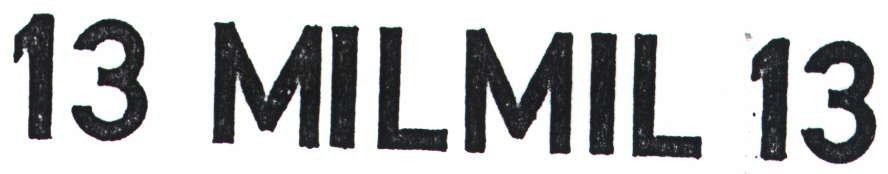 13 MILMIL 13 WORD