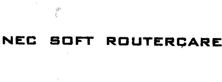 NEC SOFT ROUTERCARE