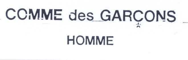 COMME des GARCONS HOMME