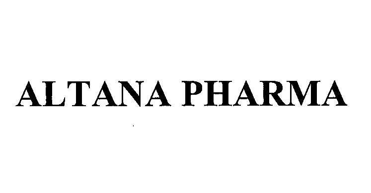 ALTANA PHARMA