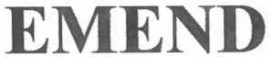EMEND