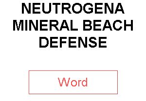 NEUTROGENA MINERAL BEACH DEFENSE