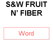 S&W FRUIT N’ FIBER