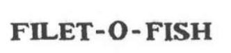 FILET-O-FISH