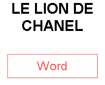 LE LION DE CHANEL