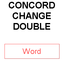 CONCORD CHANGE DOUBLE