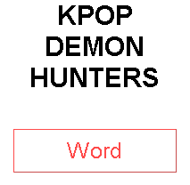 KPOP DEMON HUNTERS