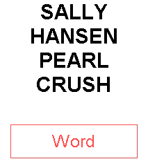 SALLY HANSEN PEARL CRUSH