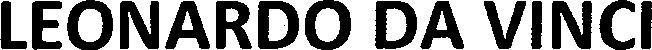 LEONARDO DA VINCI