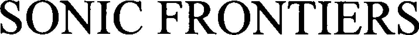 SONIC FRONTIERS