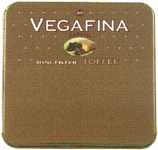 20 VEGAFINA SABOR MINI FILTER TOFFEE