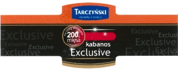 TARCZYŃSKI Zasmakuj w tradycji na 100g produktu 200g mięsa kabanos Exclusive