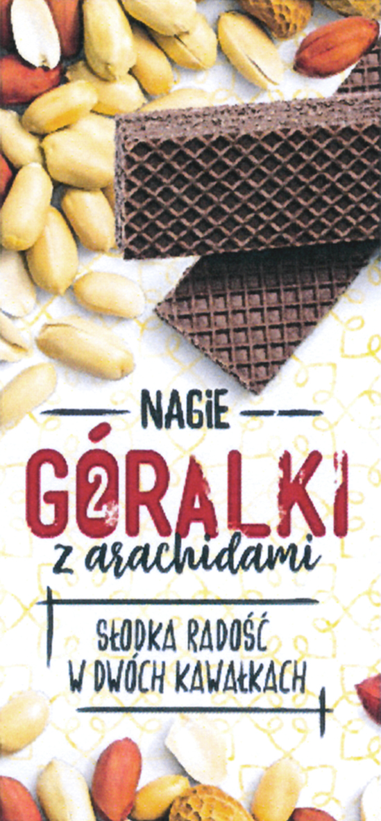 NAGiE 2 GÓRALKI z arachidami SŁODKA RADOŚĆ W DWÓCH KAWAŁKACH