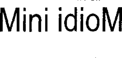 MINI IDIOM