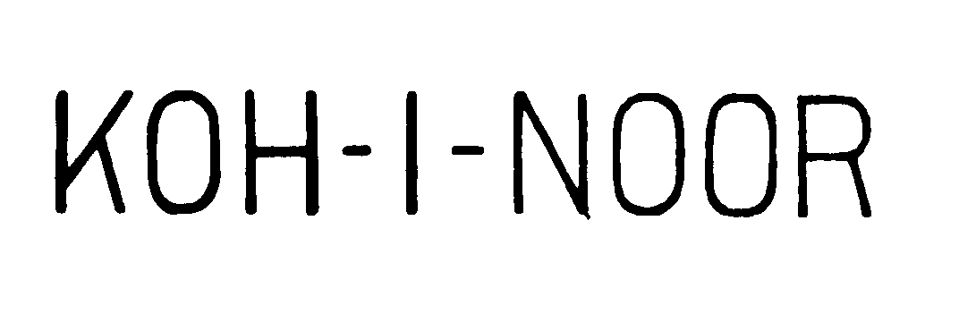 KOH I NOOR