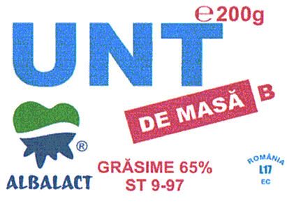 ALBALACT UNT DE MASĂ