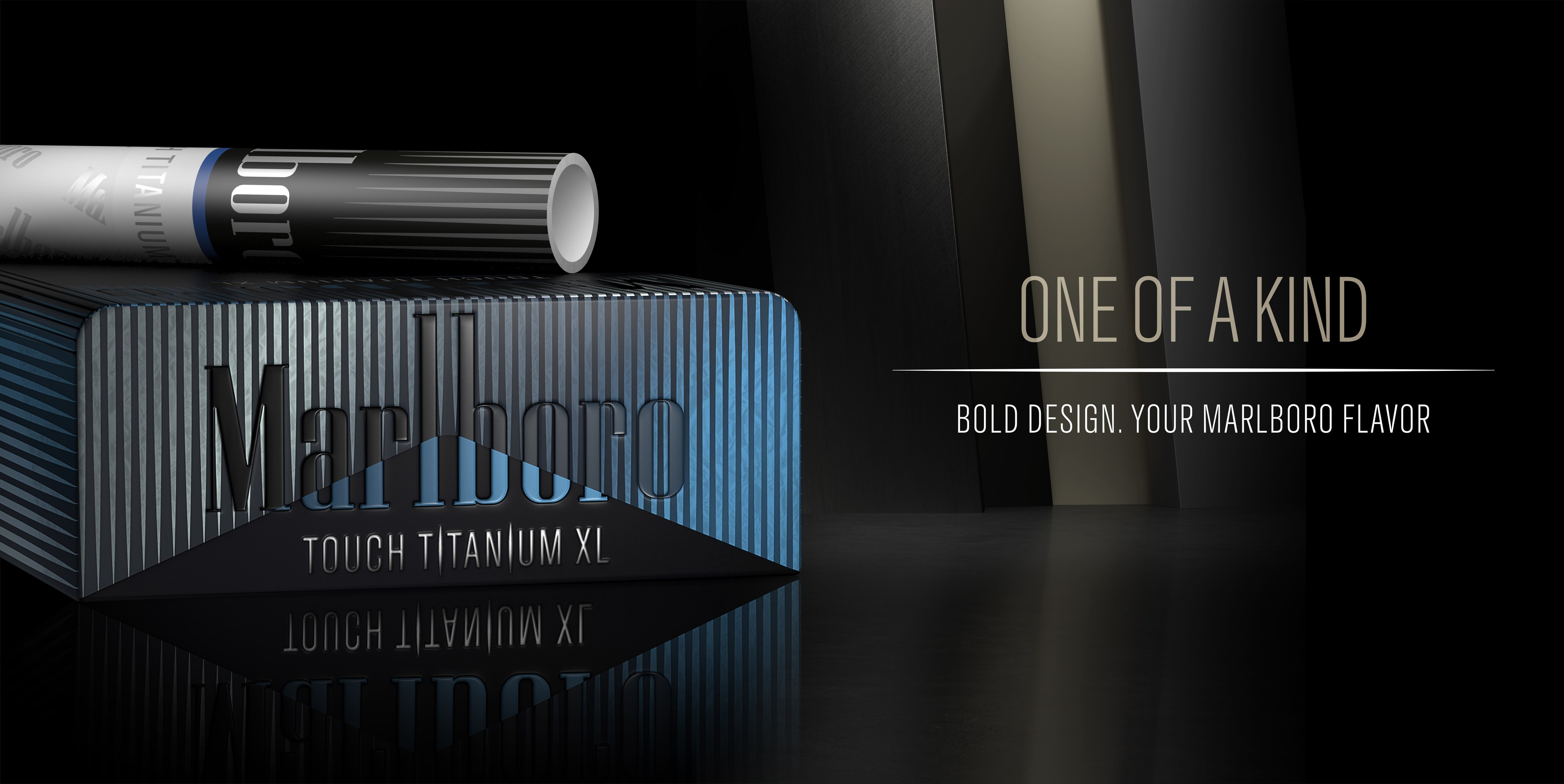 Marlboro TOUCH TITANIUM XL ONE OF A KIND BOLD DESIGN. YOUR MARLBORO FLAVOR