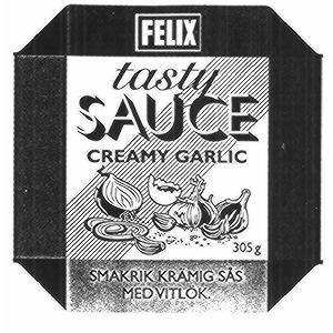 FELIX TASTY SAUCE CREAMY GARLIC