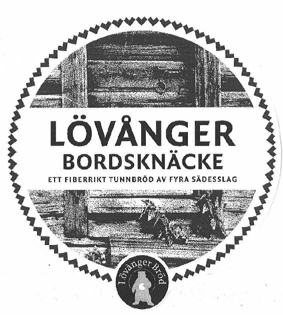 LÖVÅNGER BORDSKNÄCKE ETT FIBERRIKT TUNNBRÖD AV FYRA SÄDESSLAG Lövånger Bröd