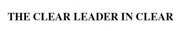 the clear leader in clear