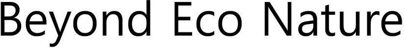 beyond eco nature